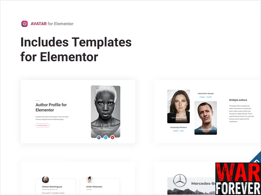 Avatar Author Box for Elementor Wordpress-2.webp