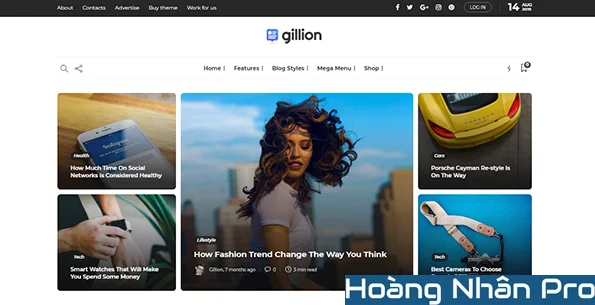 Gillion Blog Magazine Shop WordPress AMP Theme-2.webp