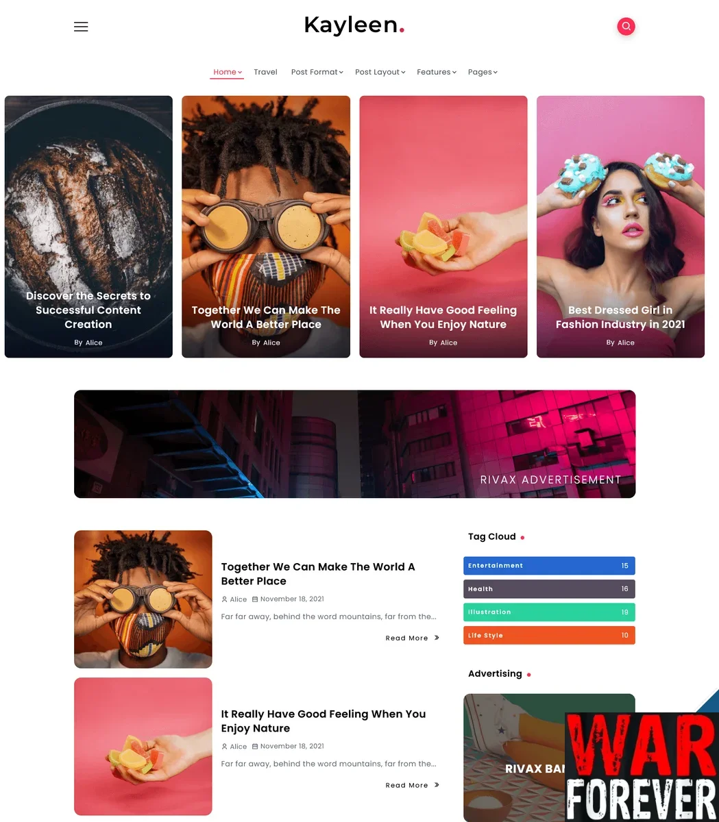 Kayleen Blog Magazine WordPress Theme-3.webp