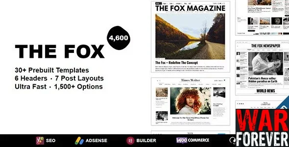 The Fox Modern Magazine WordPress Theme-1.webp