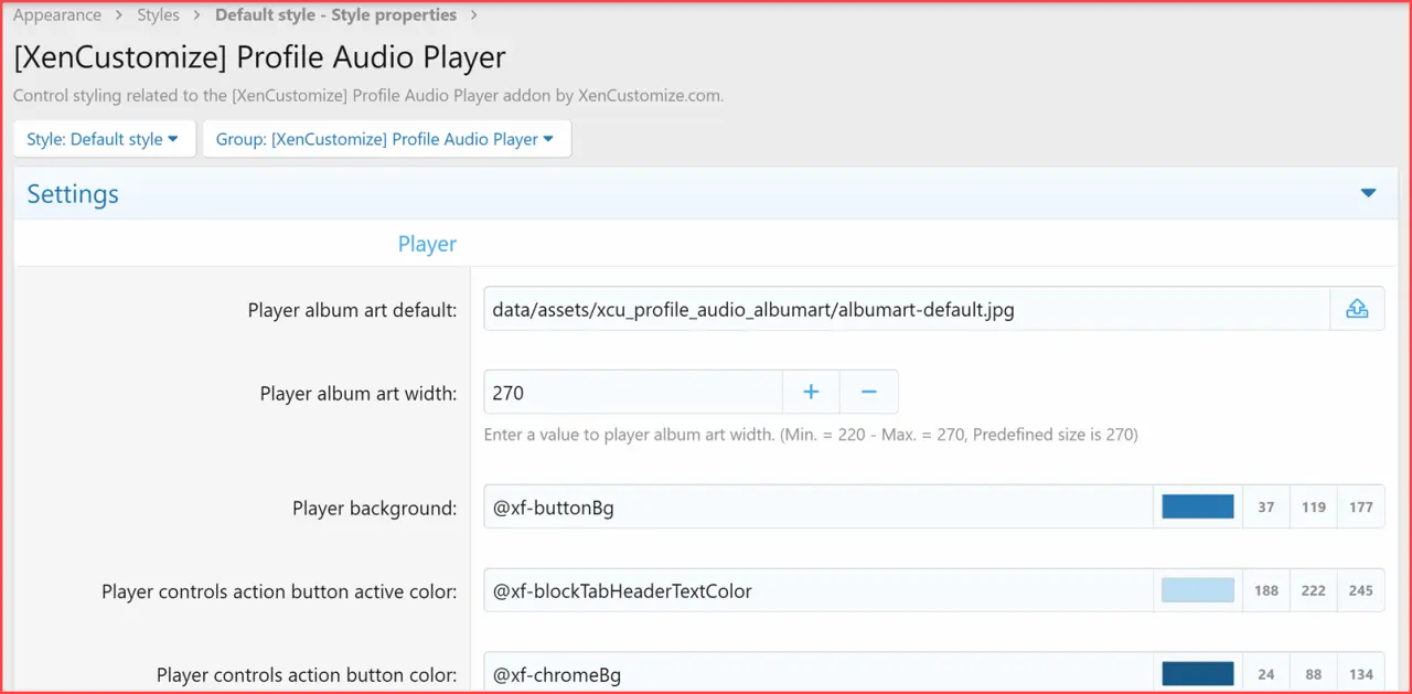 XenCustomize Profile Audio Player Library Music and Lyrics-7.webp