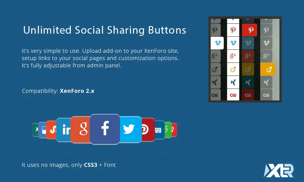 XTR Unlimited Social Sharing Buttons-1.webp