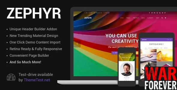 Zephyr Material Design Theme-1.webp