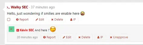 [Foro.Agency] Smilies parsed on profile and profile comments