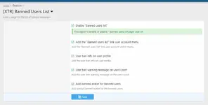 [XTR] Banned Users List