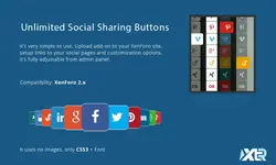 [XTR] Unlimited Social Sharing Buttons