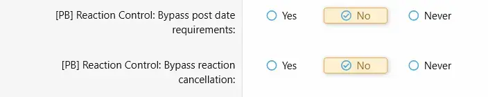 [OzzModz] Reaction Control