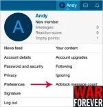 AndyB Adblock message 1.1