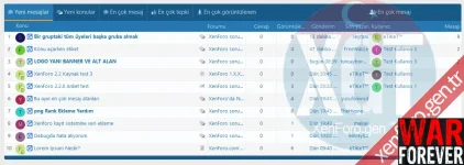 [XenGenTr] Forum istatistik sistemi 4.2.2