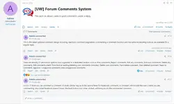 [UW] Forum Comments System