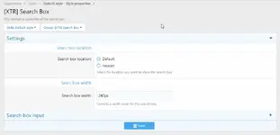 [XTR] Search Box Area