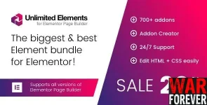 Unlimited Elements for Elementor Page Builder