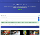 GDPlayer.Top Google Drive Video Player PHP Script