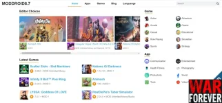 Moddroid - APK website theme for WordPress