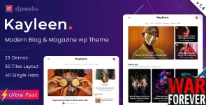 Kayleen - Blog & Magazine WordPress Theme