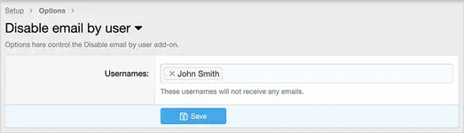 AndyB Disable email by user