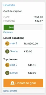 Donations by Siropu