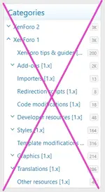 [XB] XFRM: Remove Sidenav Categories