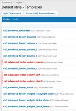 [cXF] Advanced Footer