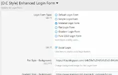 D.C Style - Enhanced Login Form