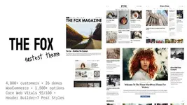 The Fox - Modern Magazine WordPress Theme