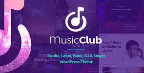 Music Club - Band & DJ - Wordpress Theme