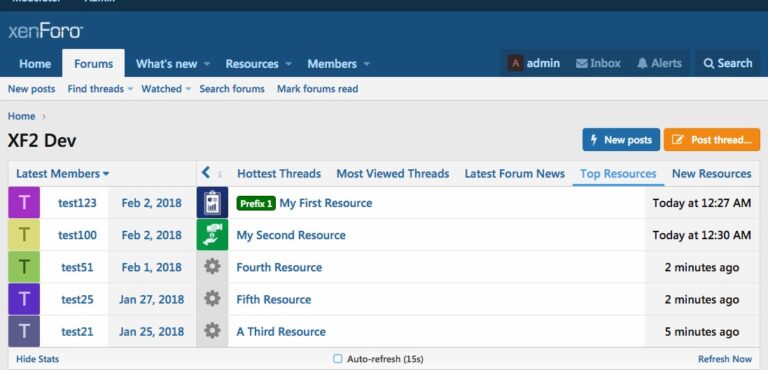 [AddonFlare] (AJAX) Advanced Forum Stats